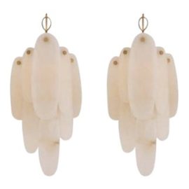 NEW Visual Comfort Chapman & Myers Casual Cora Medium Waterfall Sconces. Original Price: $1,040