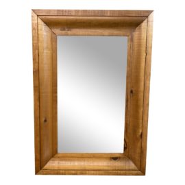 Rustic Beveled Pine Mirror