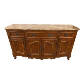 Bernhardt Avignon Buffet + Marble Top. Original Price: $6,555