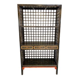 Mid 20th Century Chinese Display Bookcase. Original Price: $2,495