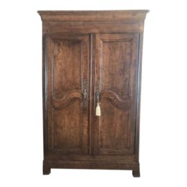 Early 20th Century Wood Armoire Cabinet. Original Price: $15,000