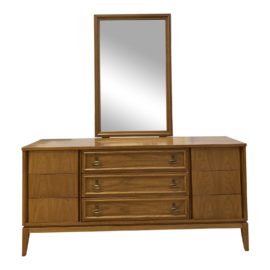 Mid 20th Century Dixie Dresser + Mirror