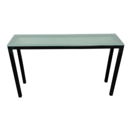 Room & Board Custom Parsons Frosted Glass Console. Original Price: $949