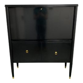 William Sonoma Ebony Lacourte Upright Desk. Original Price: $3,695