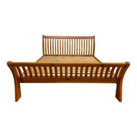 King Size Vernella Manhatten Sleigh Bed Frame Platform