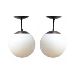 Cedar & Moss Pair of AltoSurface Black Pendants. Original Price: $420