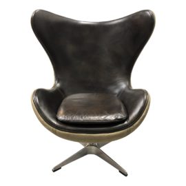 Restoration Hardware Mini 1950s Copenhagen Leather Chair