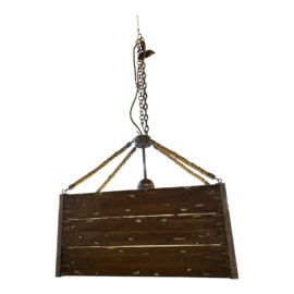 Billy Cart Wood Pendant Light. Original Price: $900