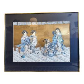 1980s Japanese Original Vignette by Janeelley