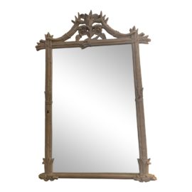 Carolina Mirror Company Off White Finish Decorative Wall Mirror
