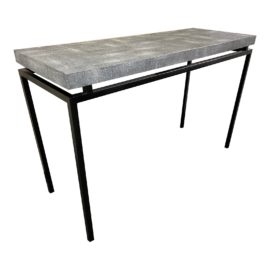 Made Goods Benjamin Faux Shagreen Console. Original Price: $2,000