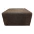 Richard Andronaco Custom Leather Ottoman. Original Price: $3,900