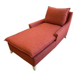 West Elm Cayenne Bliss Down-Filled Chaise. Original Price: $1,000