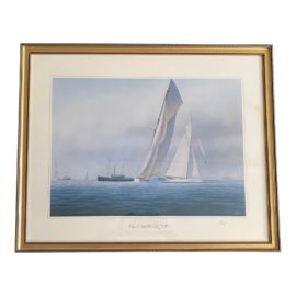 Tim Thompson Americans Cup Signed Print