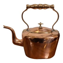 Antique English Copper Tea Kettle
