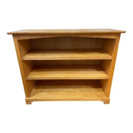 Custom Design Maple Wood Adjustable Bookcase