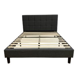 Queen Size Blind Tufted Upholstered Bed Frame