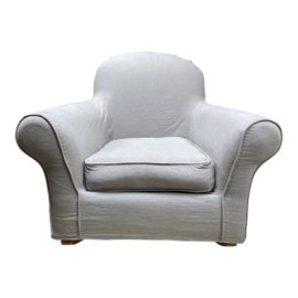 Pottery Barn Slipcover Gray Rocking Chair. Original Price: $1,200