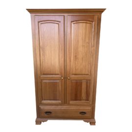 Amish Cherry Wood Classic Wardrobe Armoire