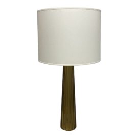 Barbara Barry Baker Furniture Pleated Topaz Murano Table Lamp