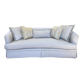 TRS Furniture Custom Upholstered Skirted Sofa