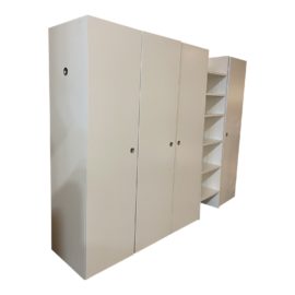 Ligne Roset Tarmac White Five Piece Closet System