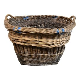 Early 20th Century Large Vineyard Basket
