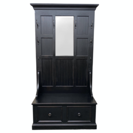 Ethan Allen Logan Black Hall Tree. Original Price: $2,200