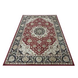 Orian Dasan Red Synthetic Area Rug - 5′3″ × 7′6″