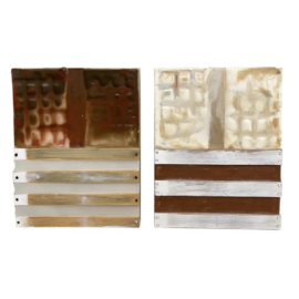 J. Heam Contemporary Mixed Media Diptych. Original Price: $800