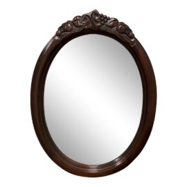 Mid 20th Century Carl Forslund Quaint Furniture Oval Mirror