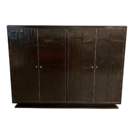 Ralph Lauren Two Piece Four Door Wood Armoire. Original Price: $15,000