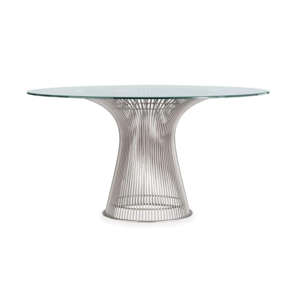 knoll-warren-platner-nickel-finish-dining-table-7673-1