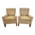 Mitchell Gold & Bob Williams Cara Arm Chairs - a Pair. Original Price: $5,600