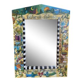 The Sticks Hand Painted Wall Mirror