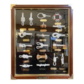 Custom Mounted + Framed Sailor's Knot Shadowbox