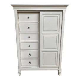 Magnussen Home Alabaster Somerset Chifferobe. Original Price: $800