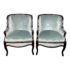Hickory Chair Curved Back Bergere Chairs, a Pair. Original Price: $3,499