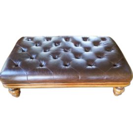 Bassett Furniture Cocktail Leather #5200 Ottoman
