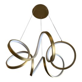 Kuzco Lighting Antique Brass Synergy Led Chandelier