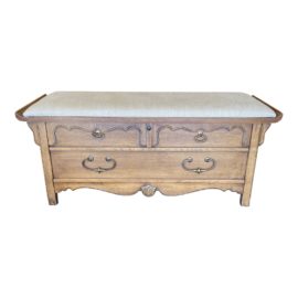 Late 20th Century Lane Furniture Upholstered Bench Chest