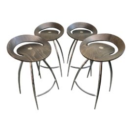 Design Group Italia Magis Lyra Counter Stools, Set of Four