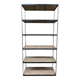 Restoration Hardware Reclaimed Russian Oak Parquet Shelf. Original Price: $2,295