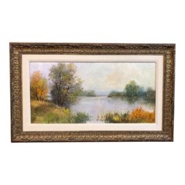 G. Lionczyk Oil on Canvas Sunset Painting