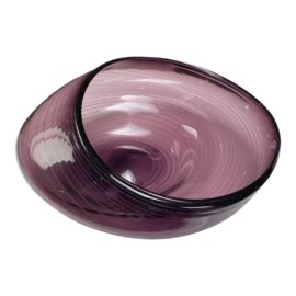 NEW Cyan Design Large Purple Oyster Bowl. Original Price: $772