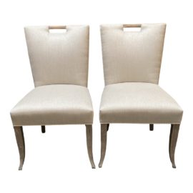 Design Master Darby Dining Chairs - a Pair. Original Price: $2,240.00