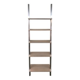 Room & Board Stainless + Maple Leaning Bookcase. Original Price: $499