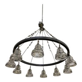 Troy Lighting Menlo Park 10 Light Chandelier. Original Price: $2,850