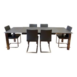 Kube Imports + Metro Orione Extendable Dining Set. Original Price: $5,294