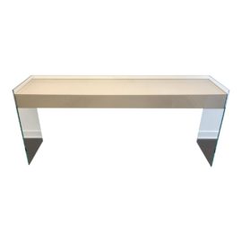 GlasItalia Patrick Norguet "Float" Console Table. Original Price: $6,720